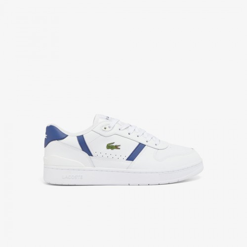 Giày Lacoste T-Clip 224 Leather Nam - Trắng Xanh