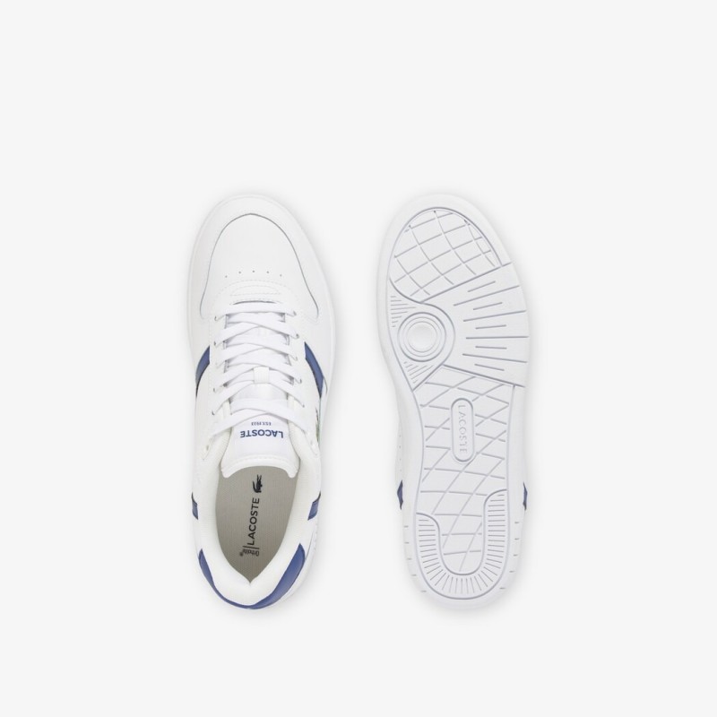 Giày Lacoste T-Clip 224 Leather Nam - Trắng Xanh