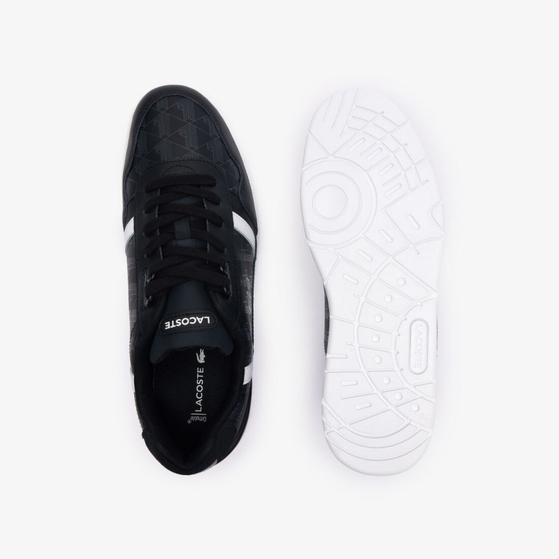 Giày Lacoste T-Clip Leather Nam - Đen