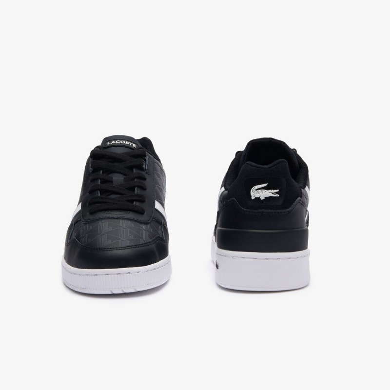 Giày Lacoste T-Clip Leather Nam - Đen
