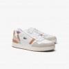 Giày Lacoste T-Clip Leather Nam - Trắng Nâu