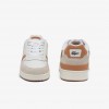 Giày Lacoste T-Clip Leather Nam - Trắng Nâu