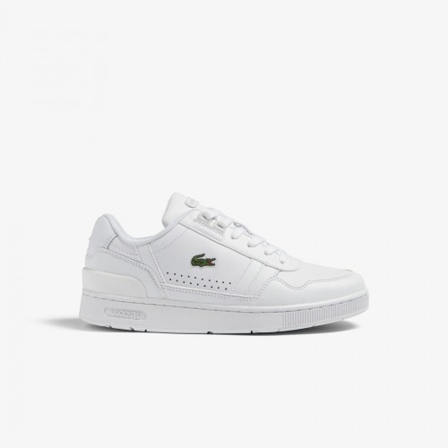 Giày Lacoste T-Clip Leather Nữ - Trắng