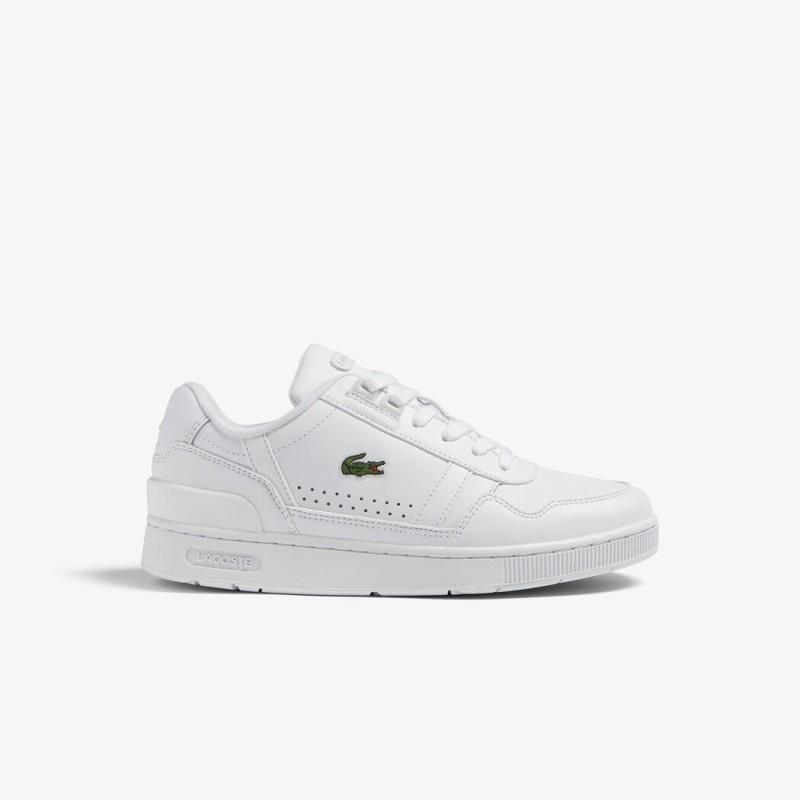 Giày Lacoste T-Clip Leather Nữ - Trắng