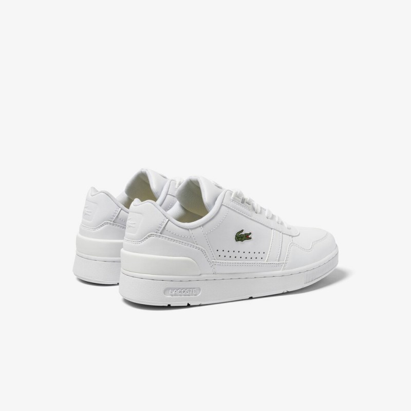 Giày Lacoste T-Clip Leather Nữ - Trắng