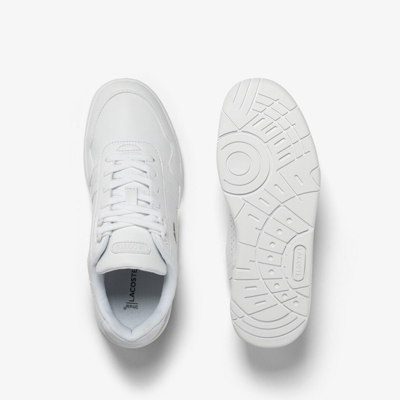 Giày Lacoste T-Clip Leather Nữ - Trắng