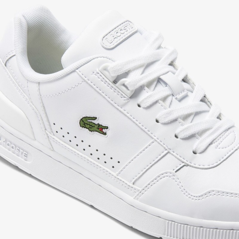 Giày Lacoste T-Clip Leather Nữ - Trắng