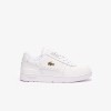 Giày Lacoste T-Clip Leather Nữ - Trắng Gold