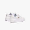Giày Lacoste T-Clip Leather Nữ - Trắng Gold