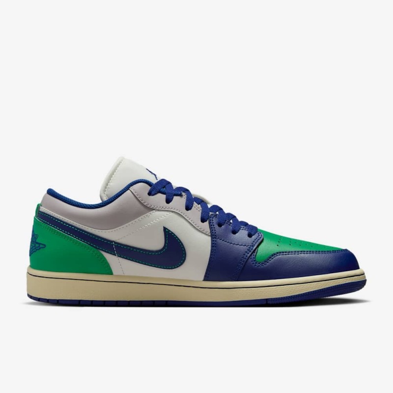 Giày Nike Air Jordan 1 Low Nam - Xám Xanh
