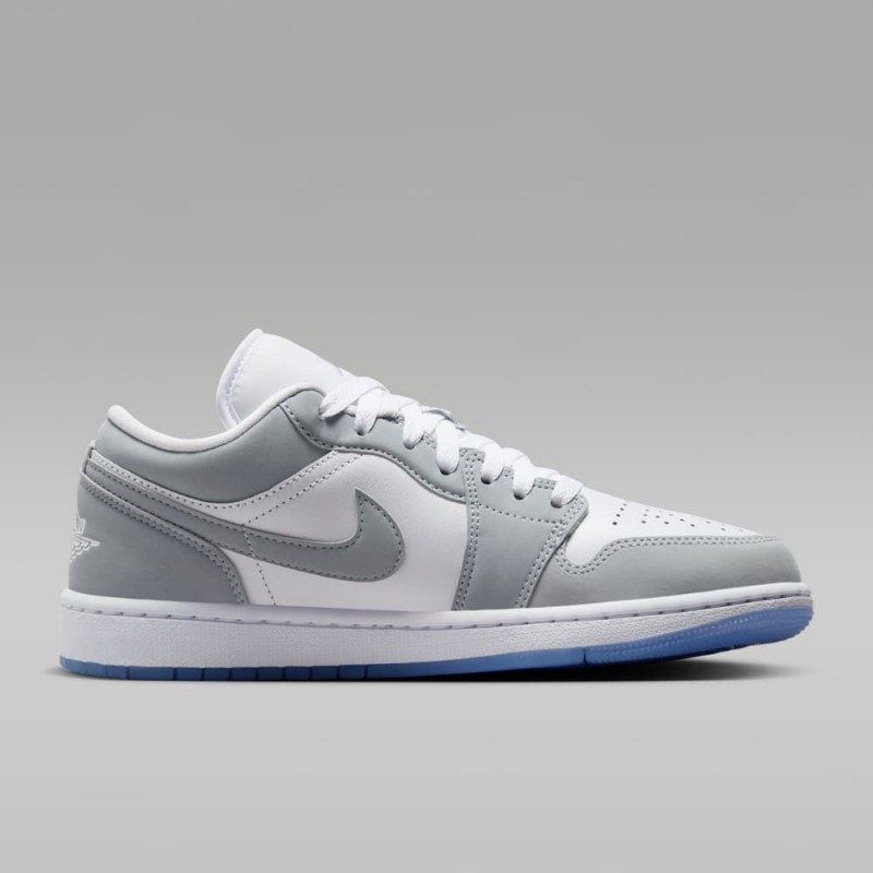 Giày Nike Air Jordan 1 Low Nữ- Xám Trắng Giày Nike Air Jordan 1 Low Nữ- Xám Trắng