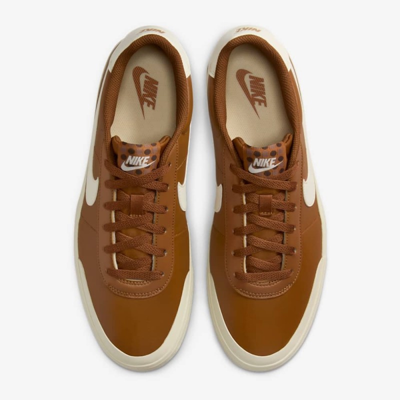 Giày Nike Court Shot Nam - Nâu Trắng Giày Nike Court Shot Nam - Nâu Trắng