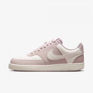 Giày Nike Court Vision Low Nữ - Hồng Trắng
