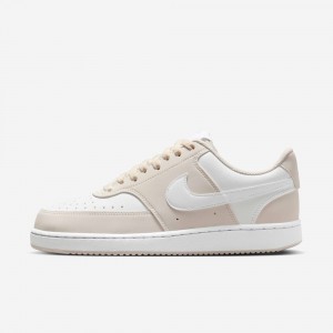 Giày Nike Court Vision Low Nữ - Phantom Trắng