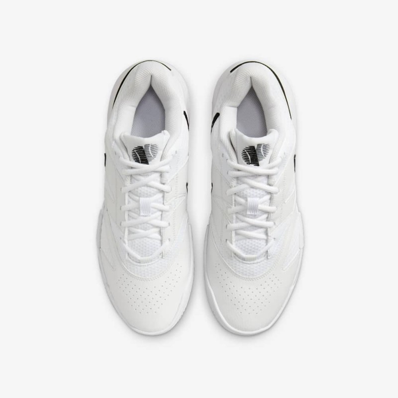 Giày Pickleball Tennis Nike Court Lite 4 Nam - Trắng Đen