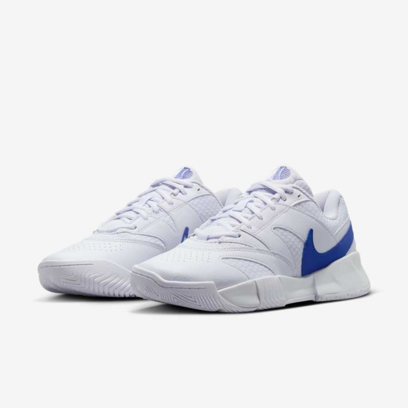 Giày Pickleball Tennis Nike Court Lite 4 Nữ - Trắng Xanh Giày Pickleball Tennis Nike Court Lite 4 Nữ - Trắng Xanh