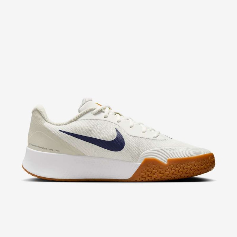 Giày Pickleball Tennis Nike Vapor Lite 3 Nam - Trắng Nâu Giày Pickleball Tennis Nike Vapor Lite 3 Nam - Trắng Nâu