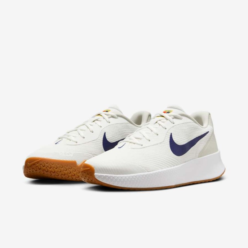 Giày Pickleball Tennis Nike Vapor Lite 3 Nam - Trắng Nâu Giày Pickleball Tennis Nike Vapor Lite 3 Nam - Trắng Nâu