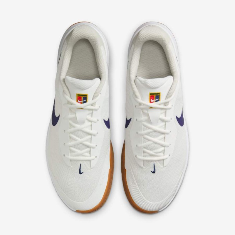 Giày Pickleball Tennis Nike Vapor Lite 3 Nam - Trắng Nâu Giày Pickleball Tennis Nike Vapor Lite 3 Nam - Trắng Nâu