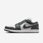 Giày Nike Air Jordan 1 Low Nam - Xám Trắng