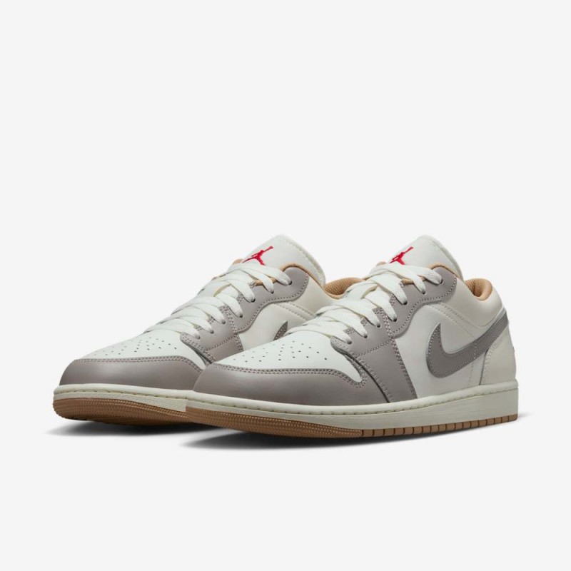 Giày Nike Air Jordan 1 Low Nam - Xám Nâu
