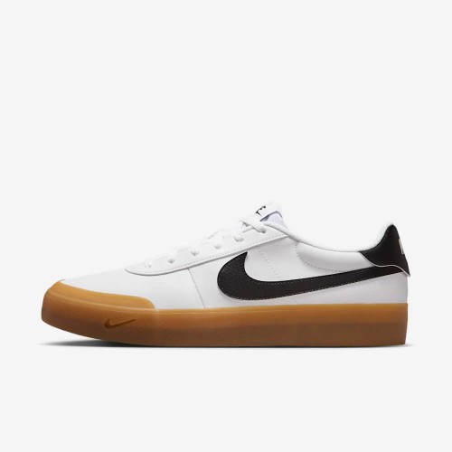Giày Nike Court Shot Nam - Trắng Đen Nâu