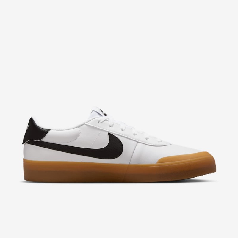 Giày Nike Court Shot Nam - Trắng Đen Nâu