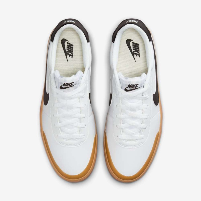 Giày Nike Court Shot Nam - Trắng Đen Nâu