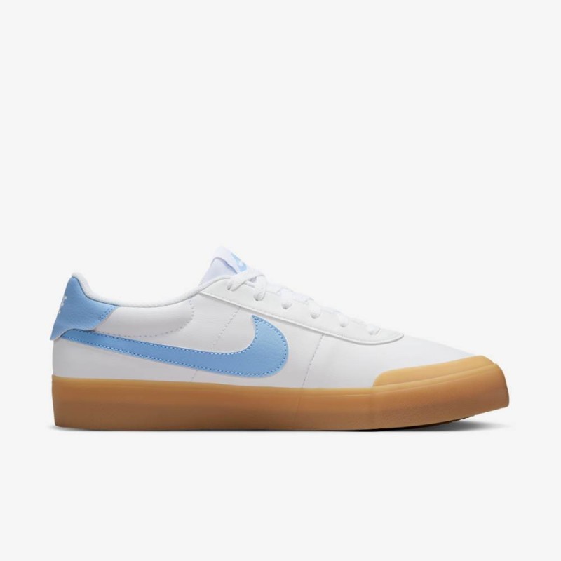 Giày Nike Court Shot Nam - Trắng Xanh Nâu