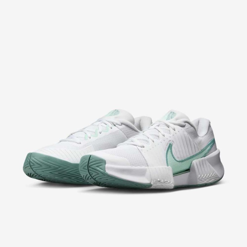 Giày Tennis Pickleball Nike GP Challenge Pro HC Nữ - Trắng Xanh Giày Tennis Pickleball Nike GP Challenge Pro HC Nữ - Trắng Xanh
