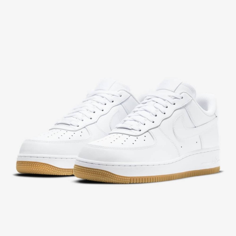 Giày Nike Air Force 1 '07 Nam - Trắng Nâu Giày Nike Air Force 1 '07 Nam - Trắng Nâu