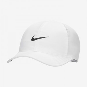 Mũ Nike Dri-FIT Club Unstructured Featherlight - Trắng