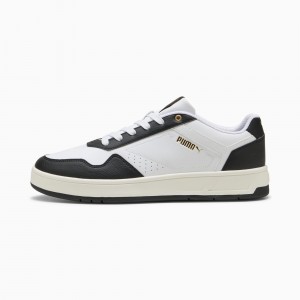 Giày Puma Court Classic Nam - Trắng Đen