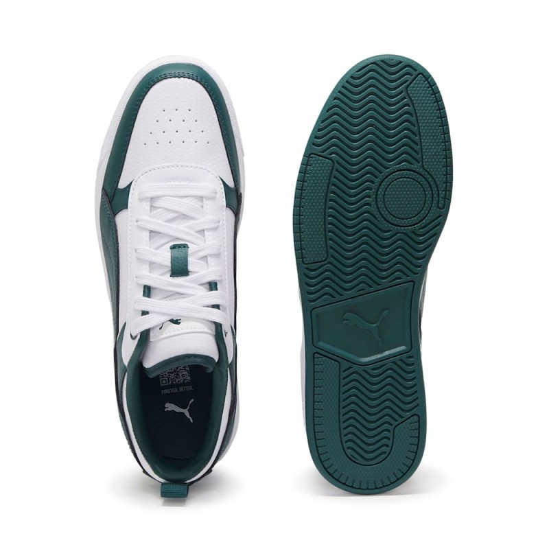 Giày Puma Dribble Nam - Trắng Xanh