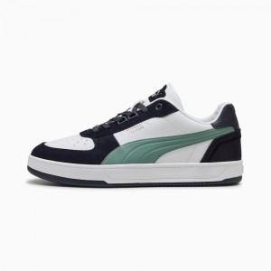 Giày Puma Caven 2.0 Lux SD Nam - Trắng Đen Xanh