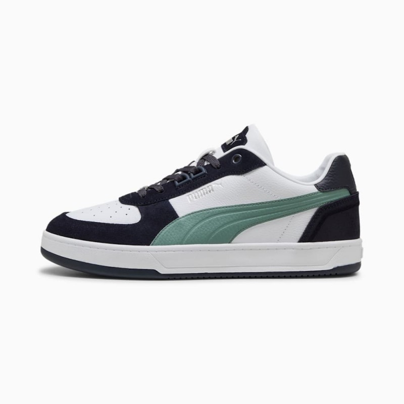 Giày Puma Caven 2.0 Lux SD Nam - Trắng Đen Xanh
