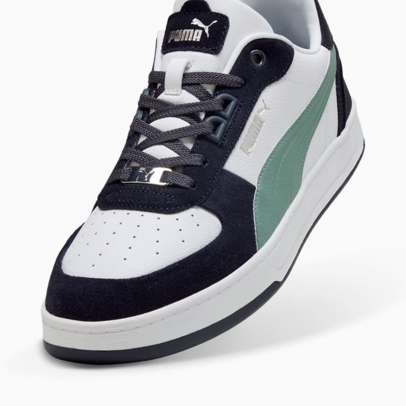 Giày Puma Caven 2.0 Lux SD Nam - Trắng Đen Xanh