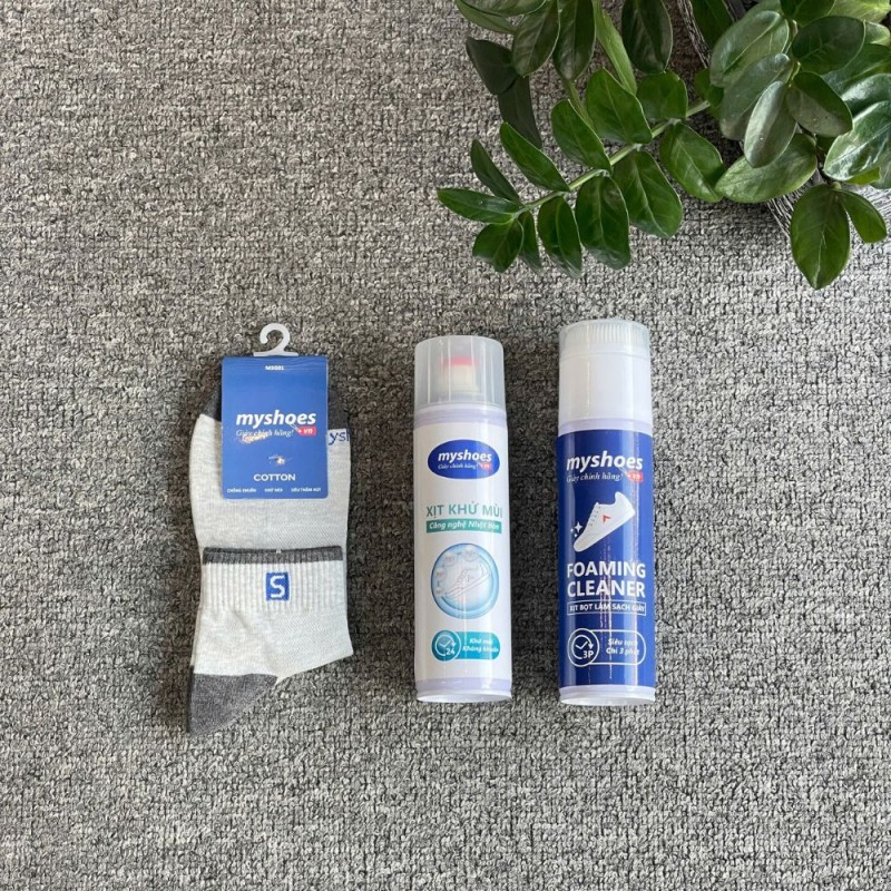 Combo Chăm Sóc Giày Myshoes Chuyên Nghiệp