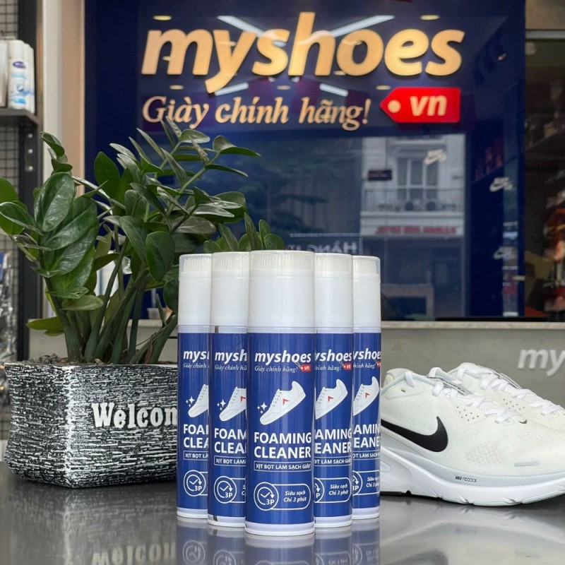 Xịt Bọt ION Làm Sạch Giày Myshoes Foaming Cleaner 300ml Xịt Bọt ION Làm Sạch Giày Myshoes Foaming Cleaner 300ml