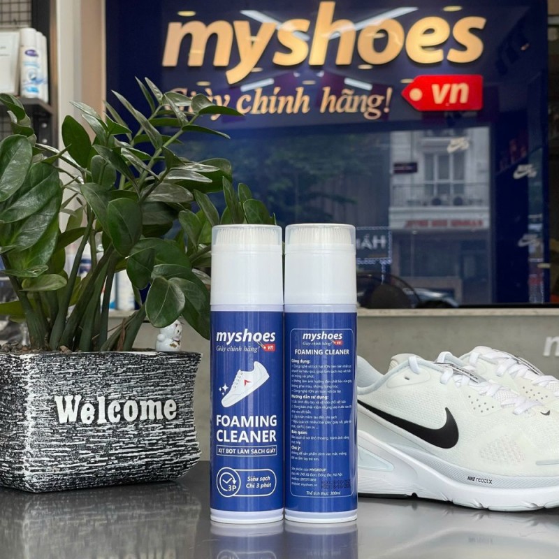 Xịt Bọt ION Làm Sạch Giày Myshoes Foaming Cleaner 300ml Xịt Bọt ION Làm Sạch Giày Myshoes Foaming Cleaner 300ml