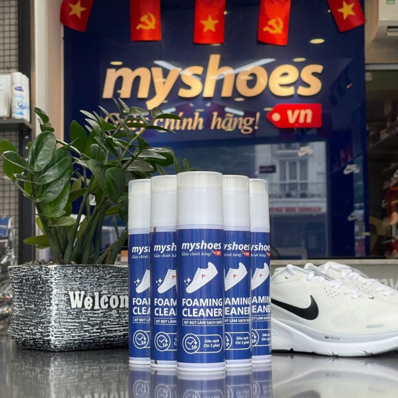 Xịt Bọt ION Làm Sạch Giày Myshoes Foaming Cleaner 300ml Xịt Bọt ION Làm Sạch Giày Myshoes Foaming Cleaner 300ml
