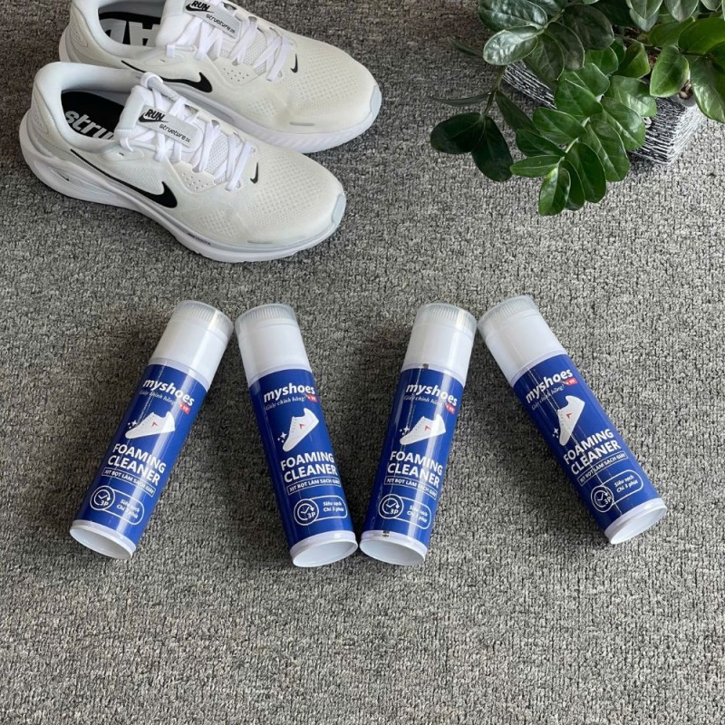 Xịt Bọt ION Làm Sạch Giày Myshoes Foaming Cleaner 300ml Xịt Bọt ION Làm Sạch Giày Myshoes Foaming Cleaner 300ml