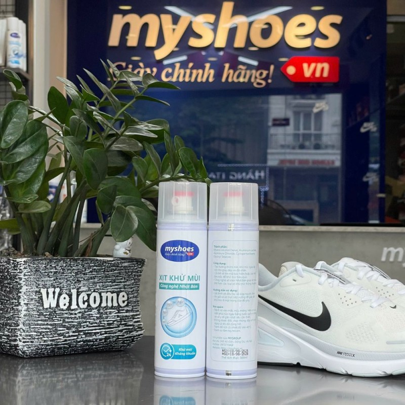 Xịt Khử Mùi Giày Cao Cấp Myshoes 300ml Xịt Khử Mùi Giày Cao Cấp Myshoes 300ml