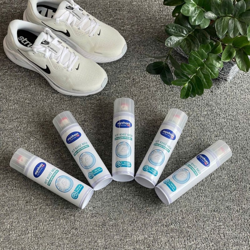 Xịt Khử Mùi Giày Cao Cấp Myshoes 300ml Xịt Khử Mùi Giày Cao Cấp Myshoes 300ml