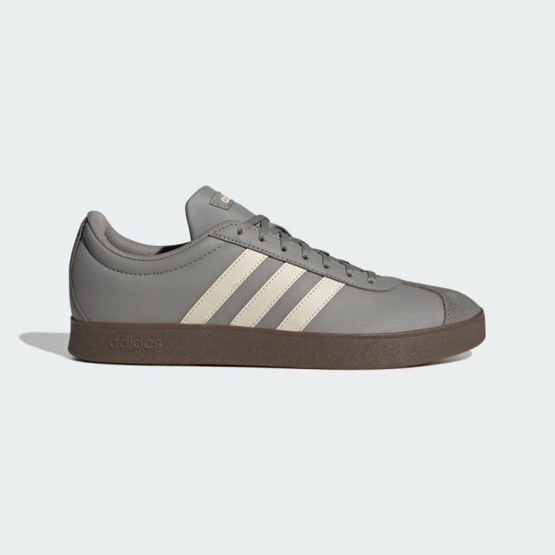 Giày adidas VL Court Base Nam - Xám Nâu