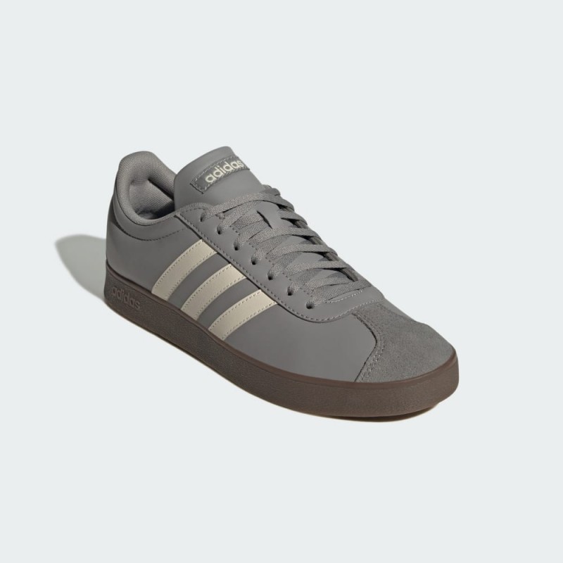 Giày adidas VL Court Base Nam - Xám Nâu
