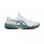 Giày Pickleball Tennis Asics Court FF 3 Nam - Trắng Xanh