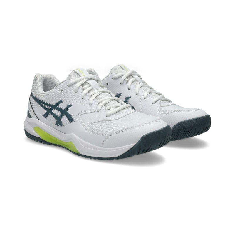 Giày Pickleball Tennis Asics Gel-Dedicate 8 Nam - Trắng Xám