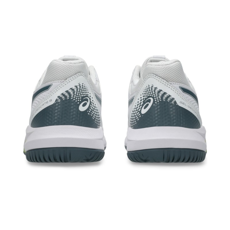 Giày Pickleball Tennis Asics Gel-Dedicate 8 Nam - Trắng Xám