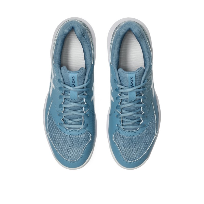 Giày Pickleball Tennis Asics Gel-Dedicate 8 Nam - Xanh Trắng